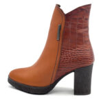 نیم بوت زنانه سی یِنا مدل چرمی کد 1276