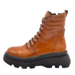 نیم بوت زنانه سی یِنا مدل چرمی کد 1273